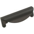thumbnail image 1 of Amerock Inspirations 3 inch (76mm) Center-to-Center Matte Black Cabinet Cup Pull, 10 Pack, 1 of 4