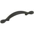 thumbnail image 1 of Amerock Inspirations 3 inch (76mm) Center-to-Center Matte Black Cabinet Pull, 10 Pack, 1 of 3