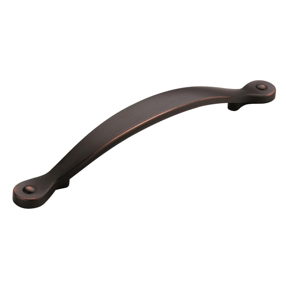 Amerock Inspirations 5-1/16 inch (128mm) Center-to-Center Oil-Rubbed Bronze Cabinet Pull, 10 Pack