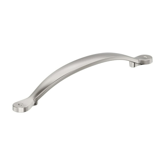 Amerock Inspirations 6-5/16 inch (160mm) Center-to-Center Satin Nickel Cabinet Pull, 25 Pack