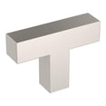 thumbnail image 1 of Amerock Intersect 1-15/16 inch (49mm) Length Satin Nickel Knob for Cabinets and Furniture, 25 Pack, 1 of 4