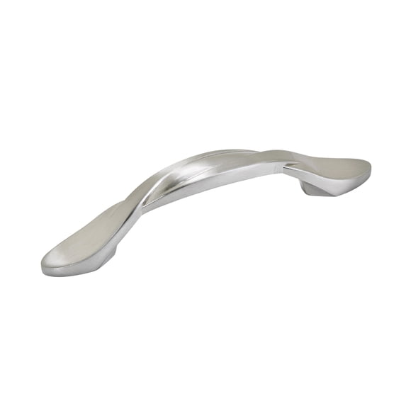 Amerock Intertwine 3-3/4 inch Center-to-Center Satin Nickel Cabinet or Furniture Pull, 10 Pack