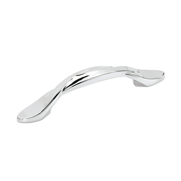 Amerock Intertwine 3 inch Center-to-Center Polished Chrome Cabinet or Furniture Pull, 10 Pack