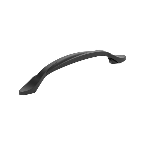 Amerock Intertwine 5-1/16 inch Center-to-Center Matte Black Cabinet or Furniture Pull, 25 Pack