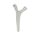thumbnail image 1 of Amerock Kodiak Contemporary Double Prong Satin Nickel Wall Hook, 1 of 9