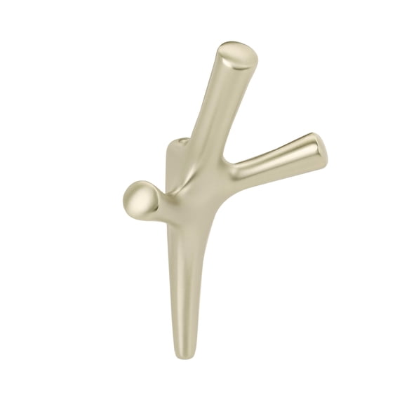 Amerock Kodiak Contemporary Triple Prong Golden Champagne Wall Hook