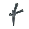 thumbnail image 1 of Amerock Kodiak Contemporary Triple Prong Matte Black Wall Hook, 1 of 9