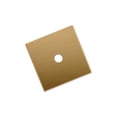 thumbnail image 1 of Amerock Ladera 1-3/16 inch (30mm) Length Square Champagne Bronze Cabinet Knob Backplate, 1 of 6