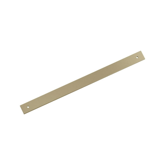 Amerock Ladera 12-5/8 inch (320mm) Center-to-Center Rectangle Golden Champagne Cabinet Pull Backplate