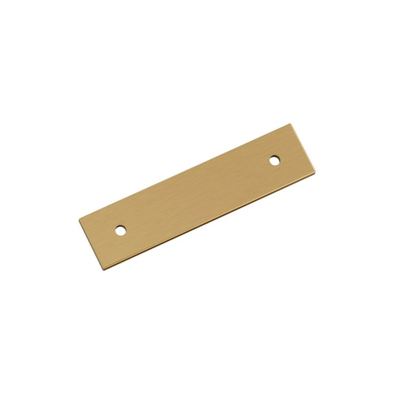 Amerock Ladera 3 inch (76mm) Center-to-Center Rectangle Champagne Bronze Cabinet Pull Backplate