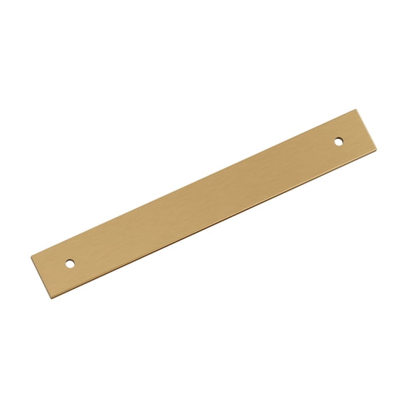 Amerock Ladera 6-5/16 inch (160mm) Center-to-Center Rectangle Champagne Bronze Cabinet Pull Backplate