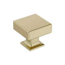 Amerock Lintel 1-1/4 inch (32mm) Length Golden Champagne Cabinet Knob