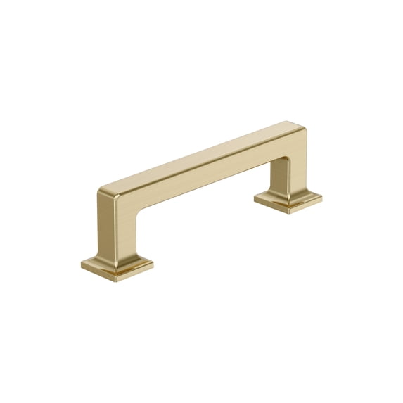 Amerock Lintel 3-3/4 inch (96mm) Center-to-Center Golden Champagne Cabinet Pull