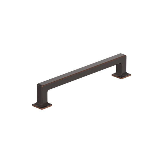 Amerock Lintel 6-5/16 inch (160mm) Center-to-Center Oil-Rubbed Bronze Cabinet Pull