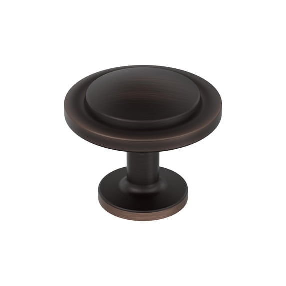 Amerock Loop 1-3/16 inch (30mm) Diameter Oil-Rubbed Bronze Cabinet Knob - 25 Pack