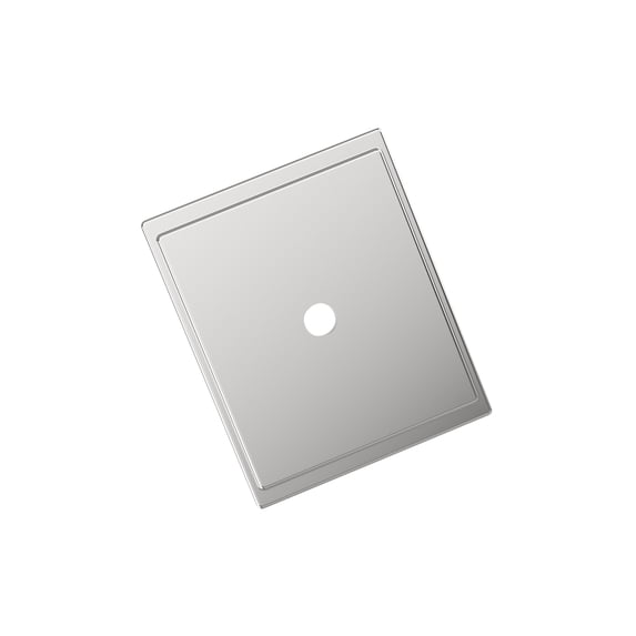 Amerock Maymont 1-5/8 inch (41mm) Length Square Polished Chrome Cabinet Knob Backplate