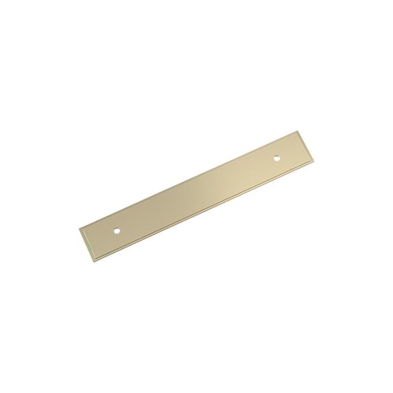 Amerock Maymont 5-1/16 inch (128mm) Center-to-Center Rectangle Golden Champagne Cabinet Pull Backplate