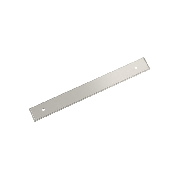 Amerock Maymont 7-9/16 inch (192mm) Center-to-Center Rectangle Satin Nickel Cabinet Pull Backplate