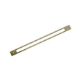 thumbnail image 1 of Amerock Medora 18 inch (457mm) Center-to-Center Rectangle Golden Champagne Appliance Pull Backplate, 1 of 6