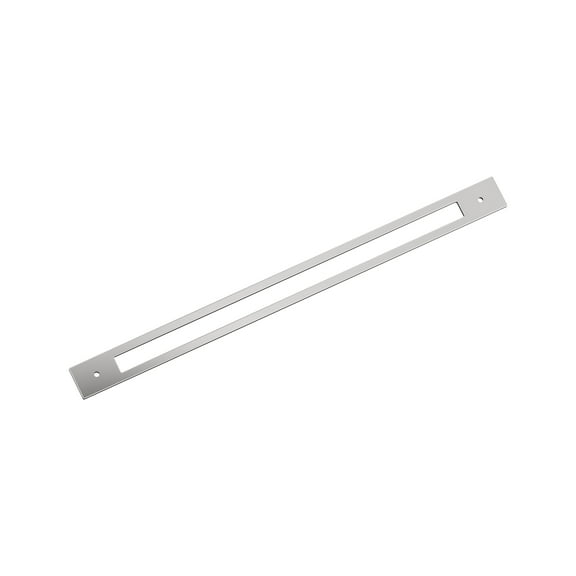 Amerock Medora 18 inch (457mm) Center-to-Center Rectangle Polished Chrome Appliance Pull Backplate