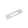 thumbnail image 1 of Amerock Medora 3-3/4 inch (96mm) Center-to-Center Rectangle Polished Nickel Cabinet Pull Backplate, 1 of 6