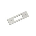 thumbnail image 1 of Amerock Medora 3 inch (76mm) Center-to-Center Rectangle Polished Nickel Cabinet Pull Backplate, 1 of 6