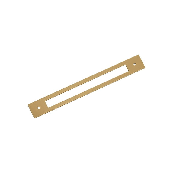 Amerock Medora 8-13/16 inch (224mm) Center-to-Center Rectangle Champagne Bronze Cabinet Pull Backplate