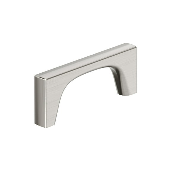 Amerock Merced 3 inch (76mm) Center-to-Center Satin Nickel Cabinet Pull