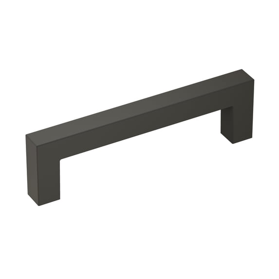 Amerock Monument 3-3/4 inch Center-to-Center Matte Black Cabinet Pull, 25 Pack