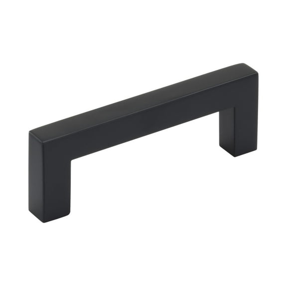 Amerock Monument 3 inch Center-to-Center Matte Black Cabinet Pull, 10 Pack