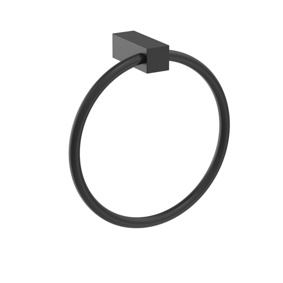 Amerock Monument Matte Black Closed Towel Ring