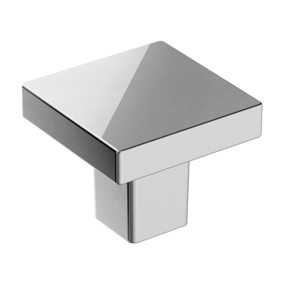 Amerock Monument Polished Chrome 1-3/16 Inch Knob, 5 Pack