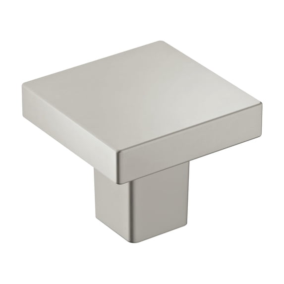 Amerock Monument Satin Nickel 1-3/16 Inch Knob, 10 Pack