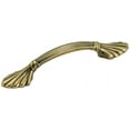 thumbnail image 1 of Amerock Natural Elegance 3 in (76 mm) Center-to-Center Burnished Brass Cabinet Pull, 1 of 3
