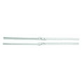 thumbnail image 1 of Amerock P5850BRPW-XCP2 White Cabinet Track Rear Mounting Bracket Right Rear Fixed - pack of 2, 1 of 2