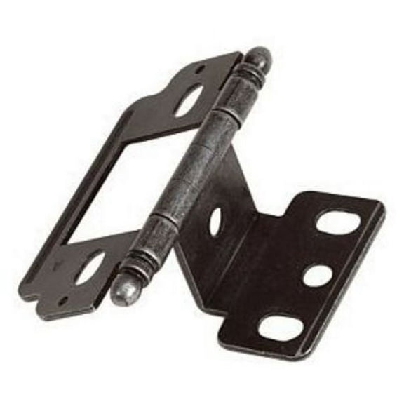 3/4 in (19 mm) Door Thickness Full Inset, Partial Wrap, Ball Tip Wrought Iron Hinge