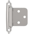 thumbnail image 1 of Variable Overlay Self-Closing, Face Mount Polished Chrome Hinge - 2 Pack, 1 of 7