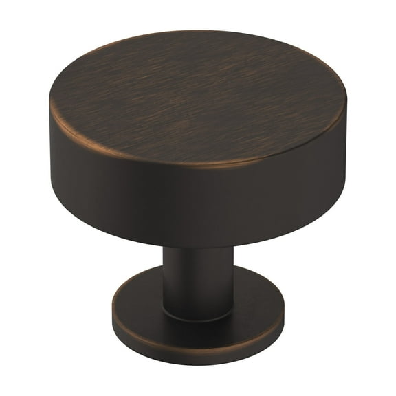 Amerock Radius 1-1/4 inch (32mm) Diameter Oil-Rubbed Bronze Cabinet Knob, 2 Pack