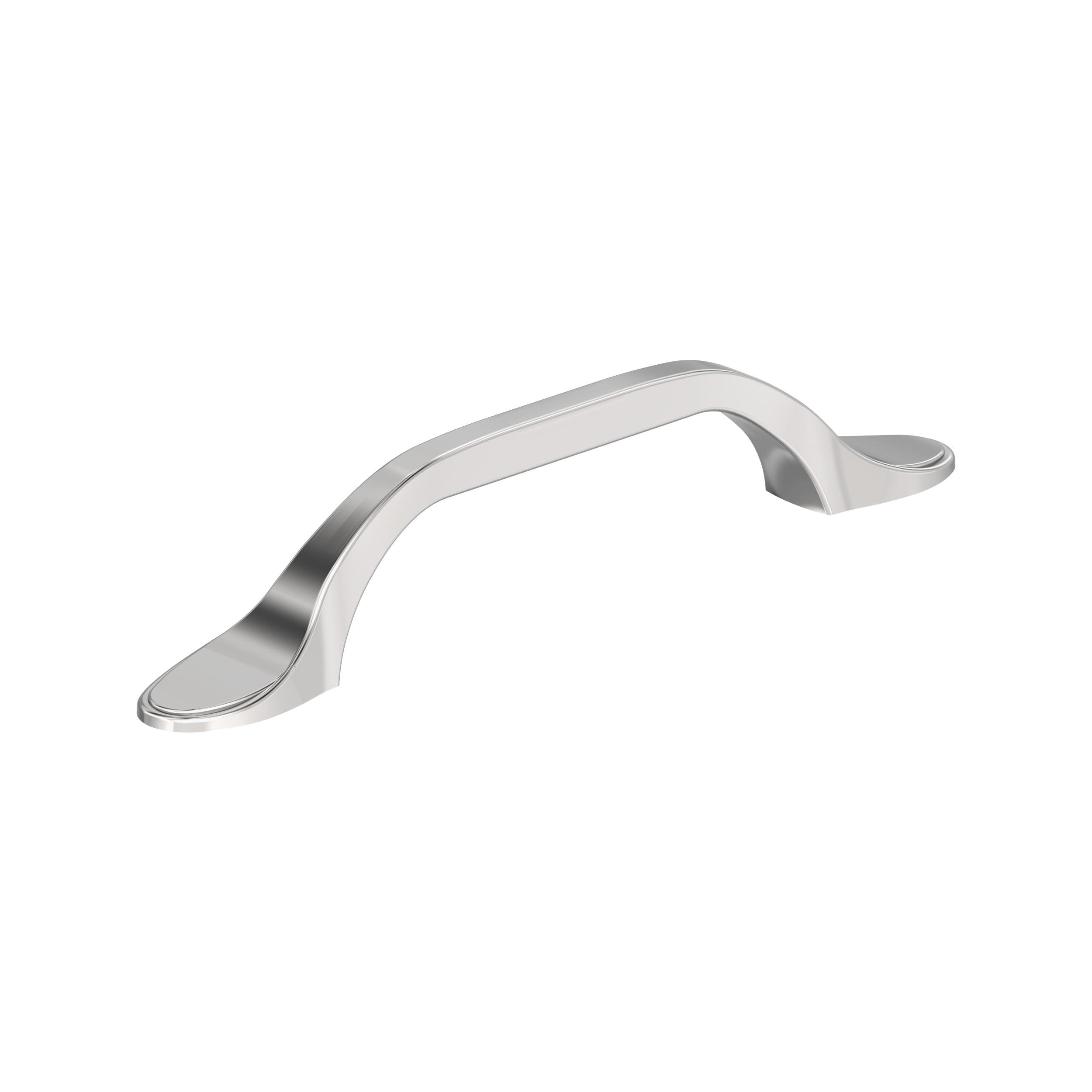 Amerock Ravino 3-3/4 inch Center-to-Center Polished Chrome Cabinet or ...