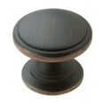 thumbnail image 1 of Amerock Ravino Cabinet Knob Oil Rubbed Bronze 1-1/4" 32mm dia BP53012ORB, 1 of 7