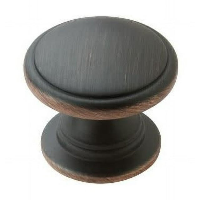 Amerock Ravino Cabinet Knob Oil Rubbed Bronze 1-1/4" 32mm dia BP53012ORB