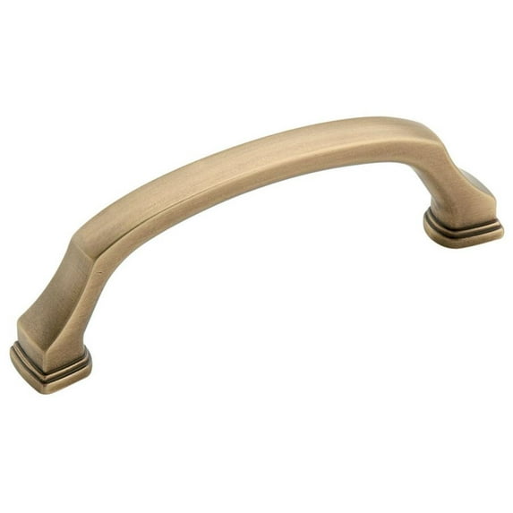 Revitalize 3-3/4 in (96 mm) Center-to-Center Gilded Bronze Cabinet Pull