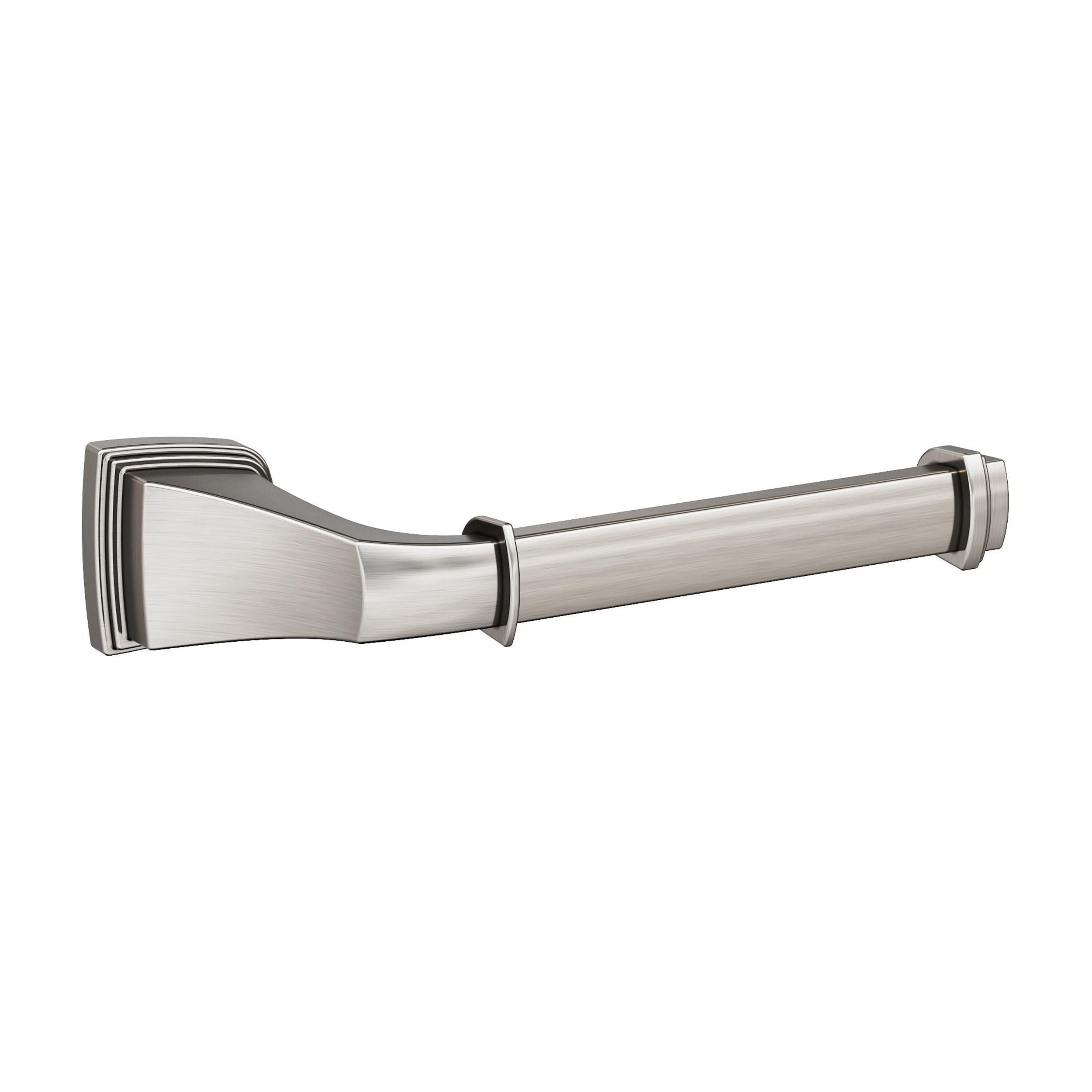 Brushed Nickel Single Post Toilet Paper Holder