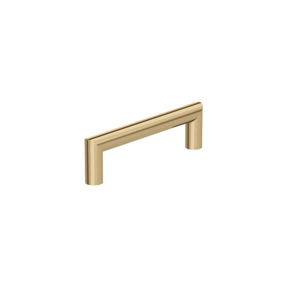 Amerock Revolve 3-3/4 inch Center-to-Center Champagne Bronze Cabinet Pull, 10 Pack