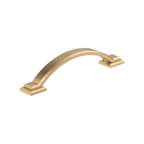 Amerock Sheffield 3-3/4 inch (96mm) Center-to-Center Champagne Bronze Cabinet Pull, 10 Pack