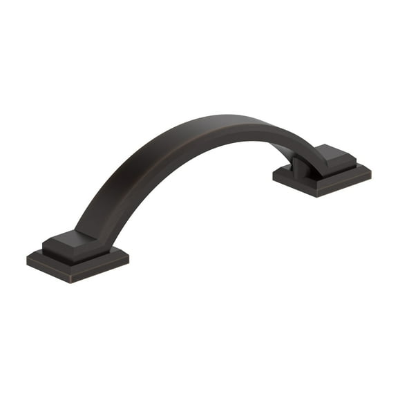 Amerock Sheffield 3 inch (76mm) Center-to-Center Oil-Rubbed Bronze Cabinet Pull, 10 Pack