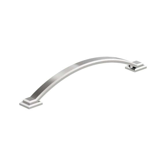 Amerock Sheffield 6-5/16 inch (160mm) Center-to-Center Polished Chrome Cabinet Pull, 25 Pack