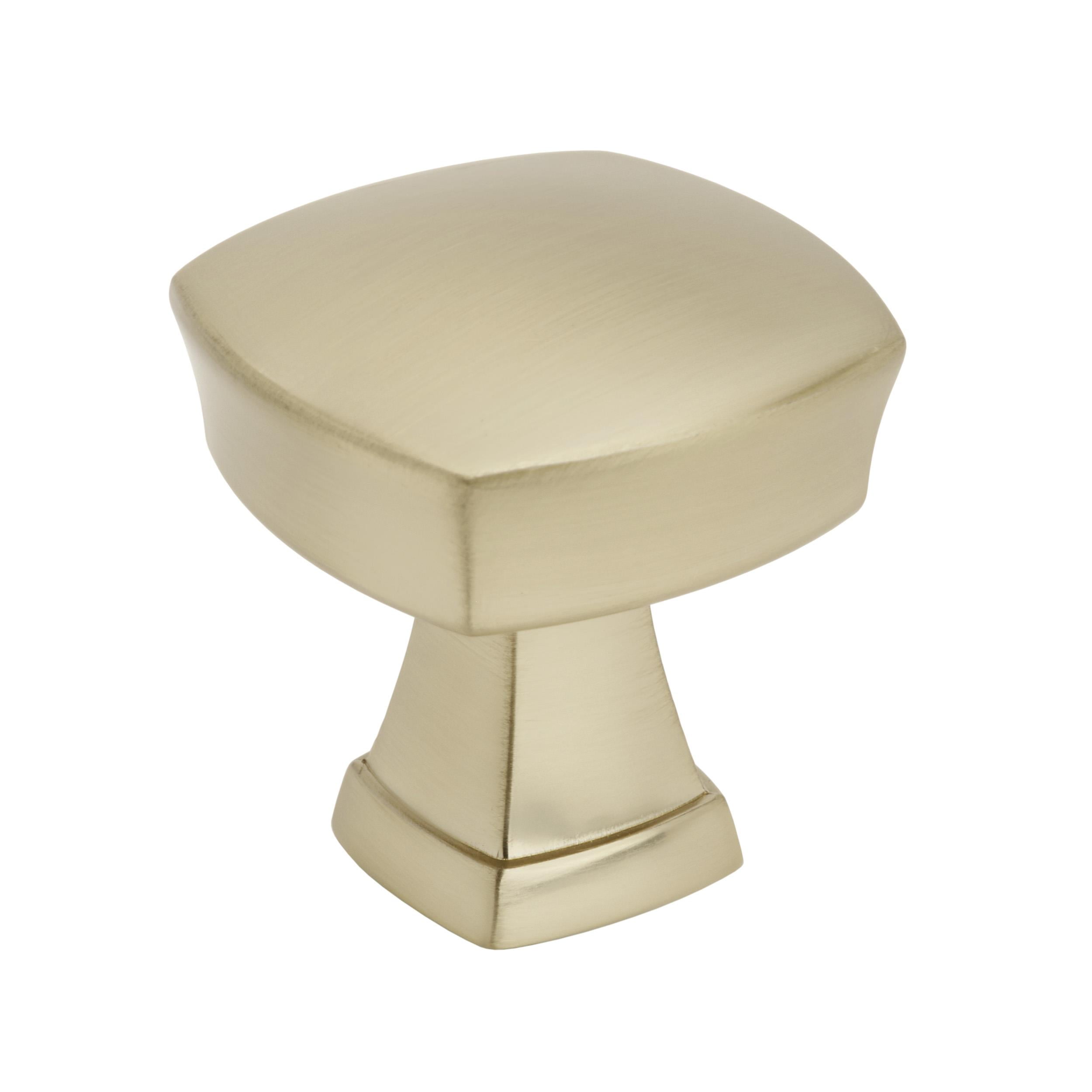Amerock Stature 1-1/4 inch (32mm) Length Golden Champagne Cabinet Knob - 10 Pack