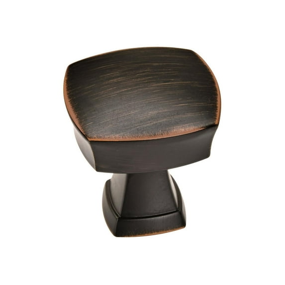 Amerock Stature 1-1/4 inch (32mm) Length Oil-Rubbed Bronze Cabinet Knob - 10 Pack