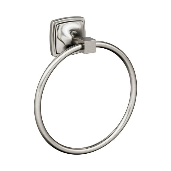 Amerock Stature Brushed Nickel Closed Towel Ring